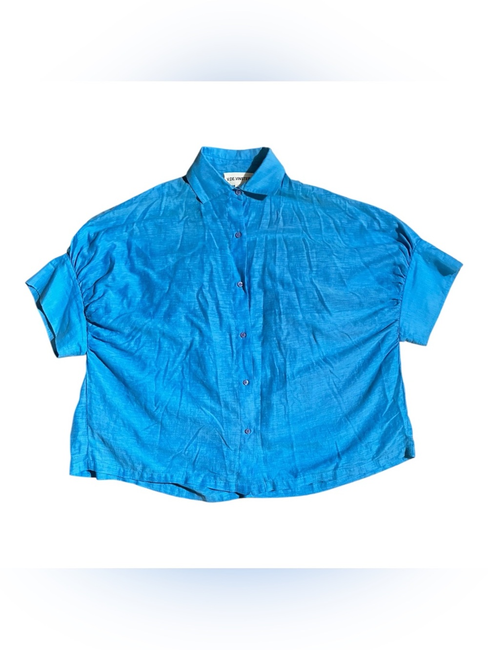 V.De.Vinster Oversized Cotton Top Blue